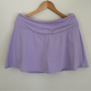 All in Motion Women’s Athletic Skirt Lilac Built In Shorts Size Large